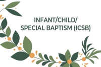 Infant/Child/Special Baptism (by sprinkling)