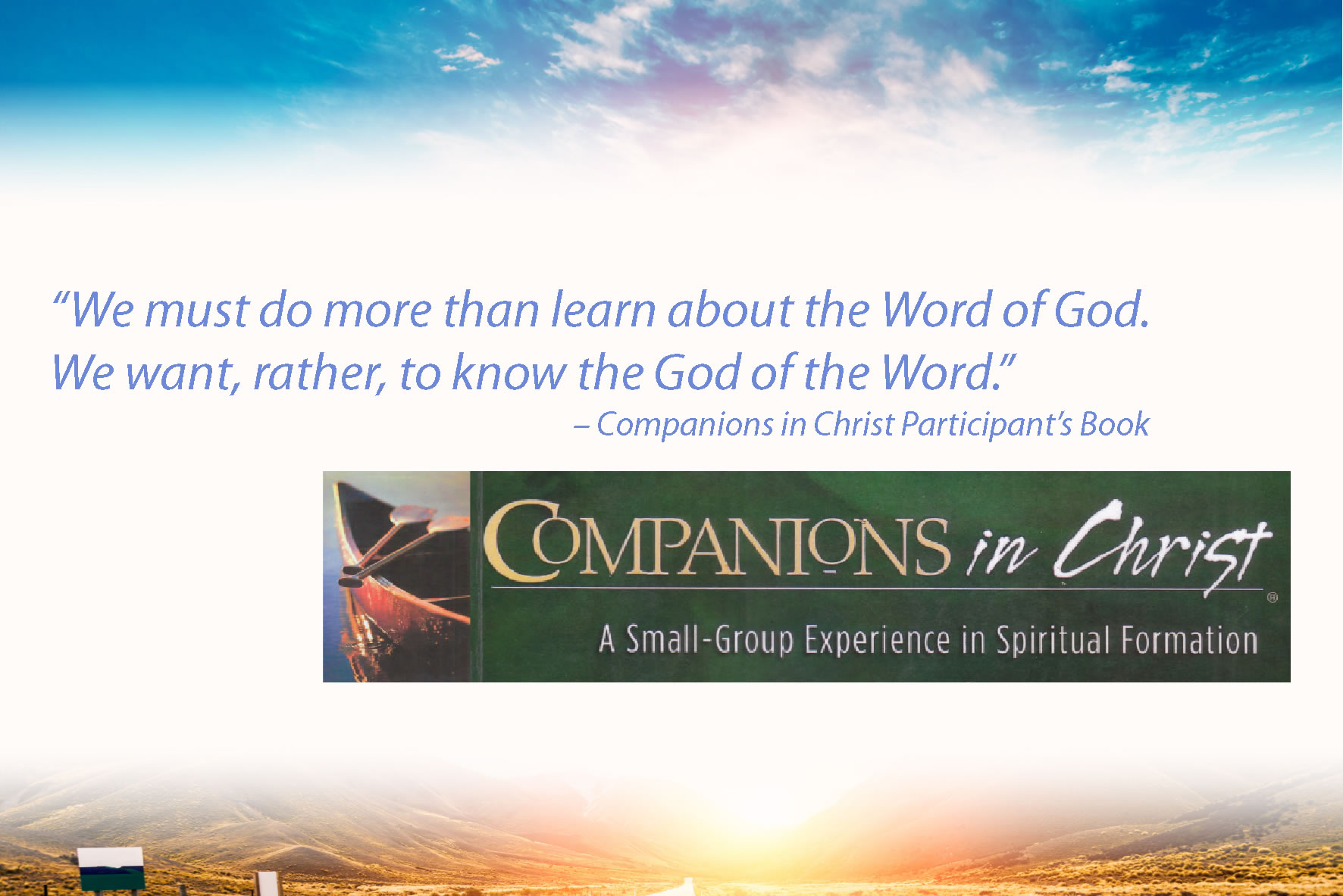 Companions in Christ (CIC) 2024