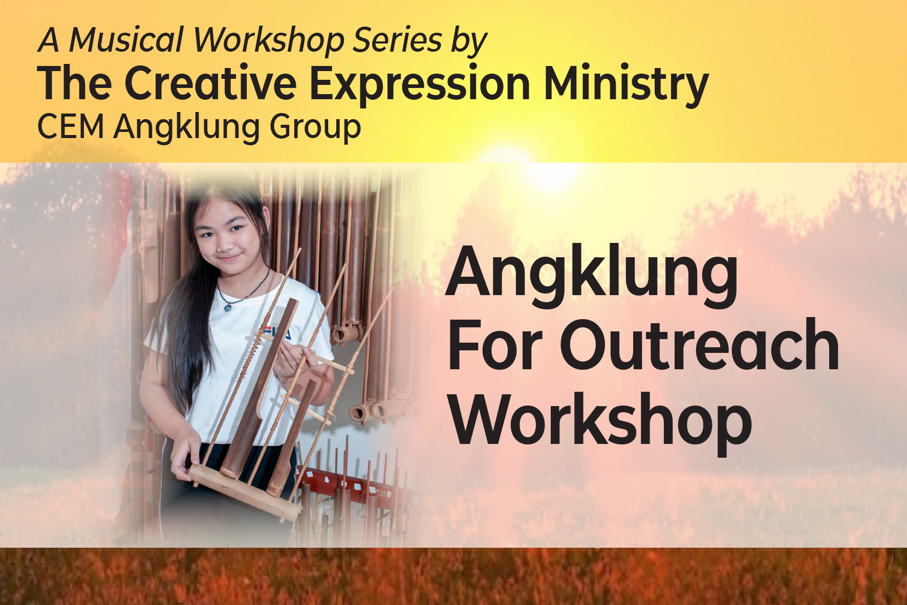 Angklung For Outreach Workshop