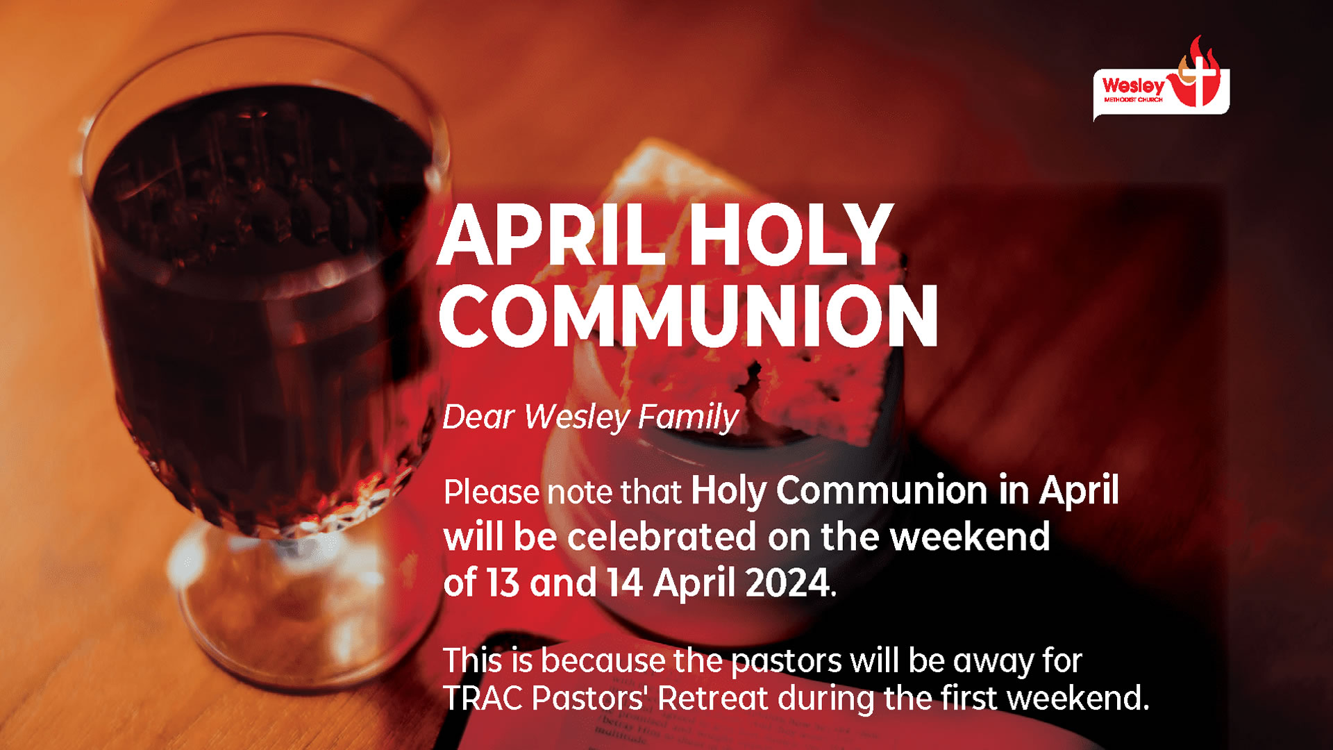 April Holy Communion 2024
